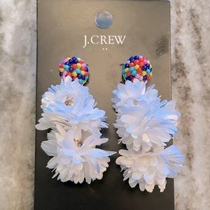 NWT J Crew Factory beaded dangle earrings